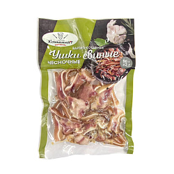 Свиные ушки «Наши снеки» чесночные 90 гр.