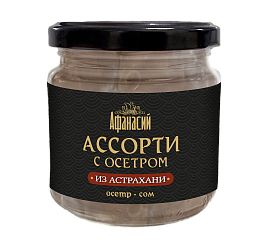 Ассорти из сома и осетр, 190 гр