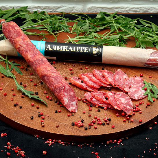 Колбаса Аликанте сырокопчёная